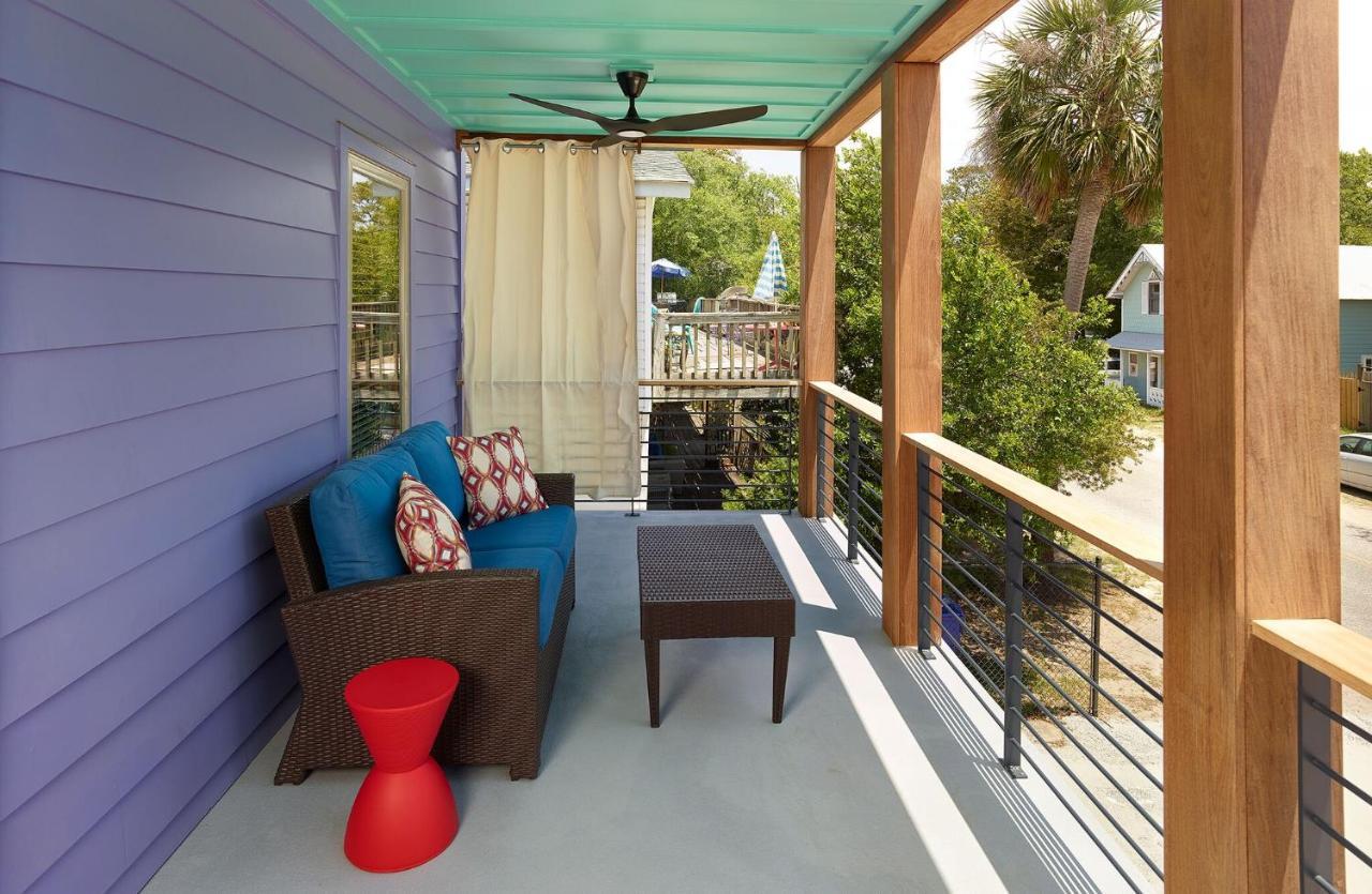 Folly Vacation Perfect Purple Palace Apt C Folly Beach Eksteriør billede